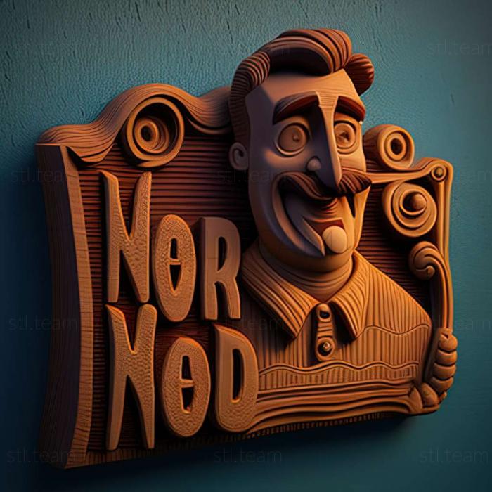 3D model Hello Neighbor game (STL)